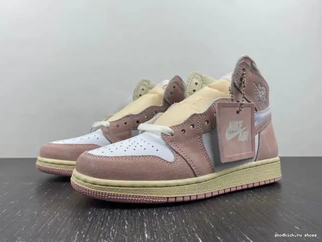 Jordan OG FD2596-600 Pink Washed Air Retro 1 (Women's) High 0606